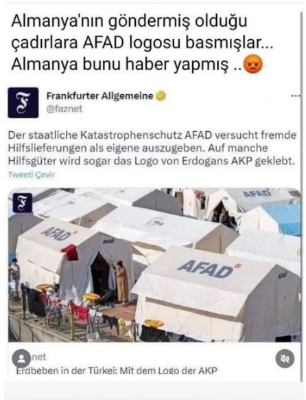 AFAD SKANDAL'I ORTAYA ÇIKTI ALMAN MEDYASI AÇIKLADI