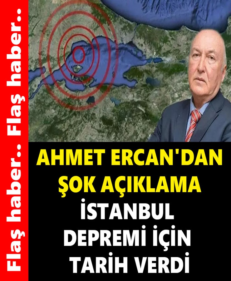 Ahmet Ercan'dan Şok Açıklama İstanbul Depremi İçin Tarih Verdi