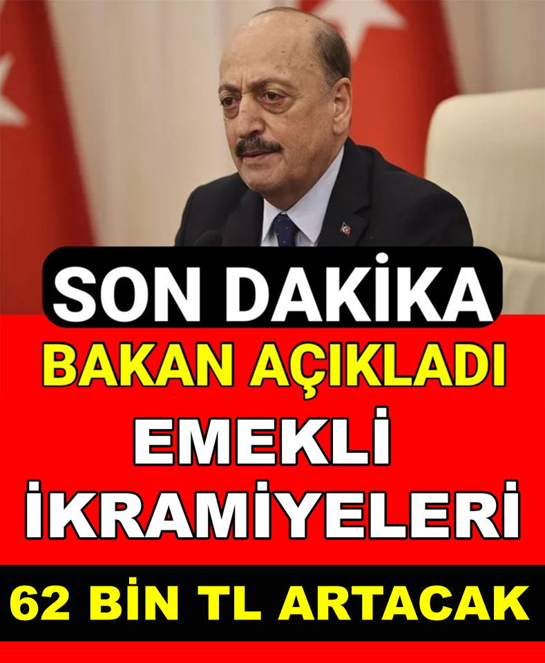 BAKAN RESMEN AÇIKLADI 62 BİN OLDU