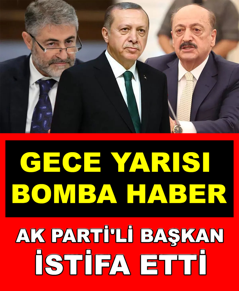 BAŞKAN İSTİFASINI VERDİ