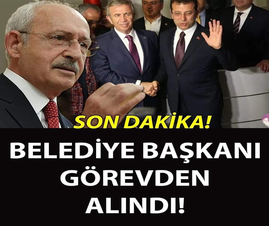 Belediye başkanı görevden alındı