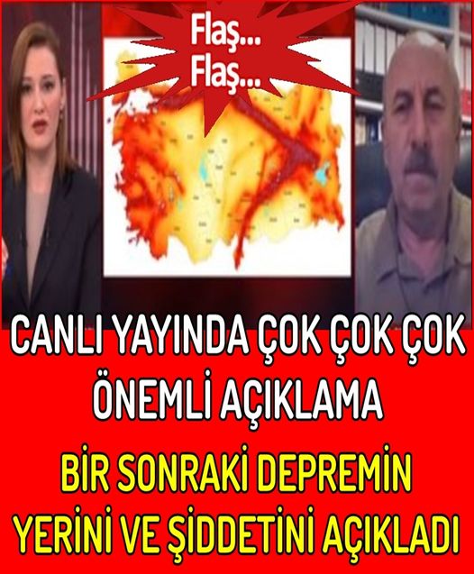 BİR SONRAKİ DEPREMİN ADRESİNİ VERDİ