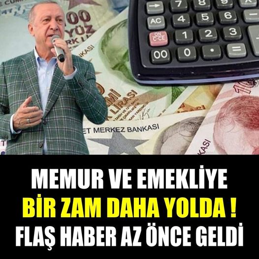 BİR ZAM DAHA YOLDA !