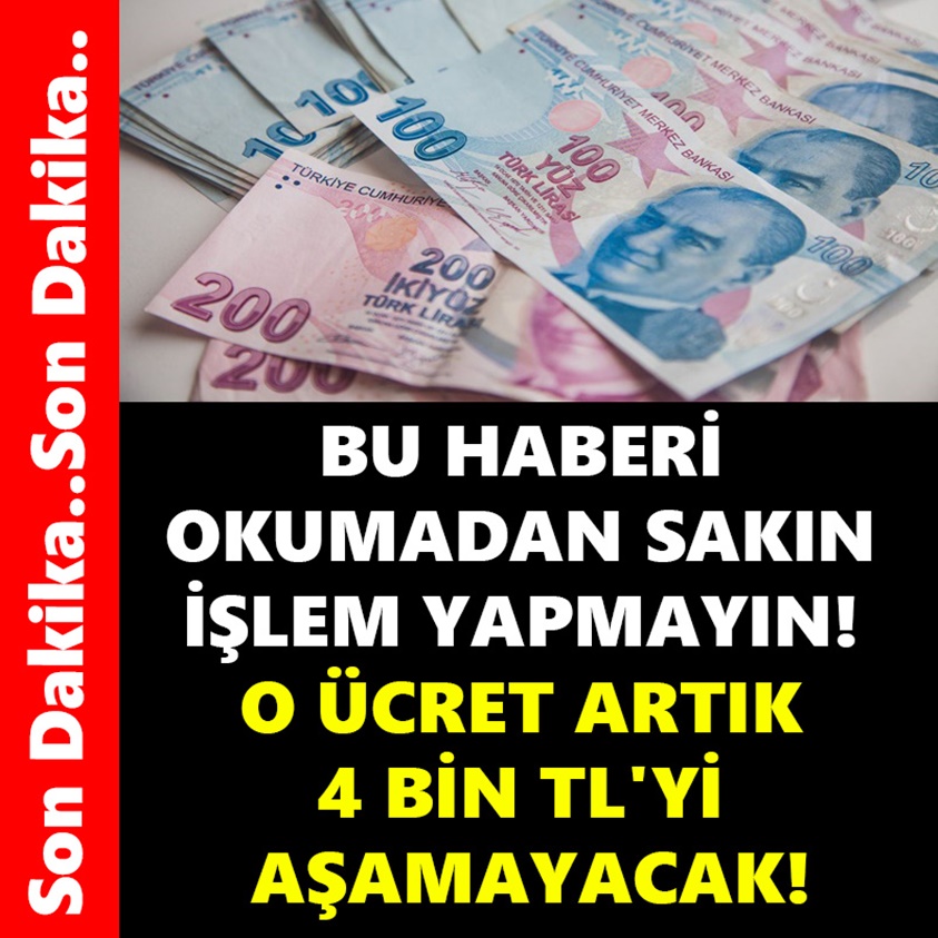 BU HABERİ OKUMADAN SAKIN İŞLEM YAPMAYIN!