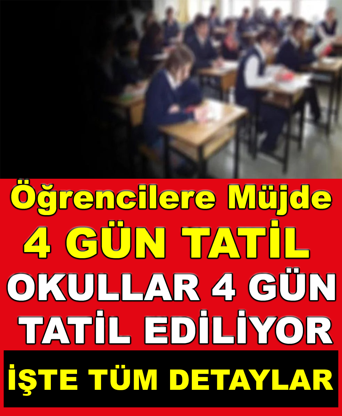 BU İLLER DE 4 GÜN KAR TATİLİ