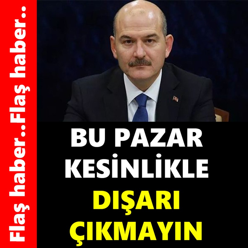 BU PAZAR KESİNLİKLE DIŞARI ÇIKMAYIN