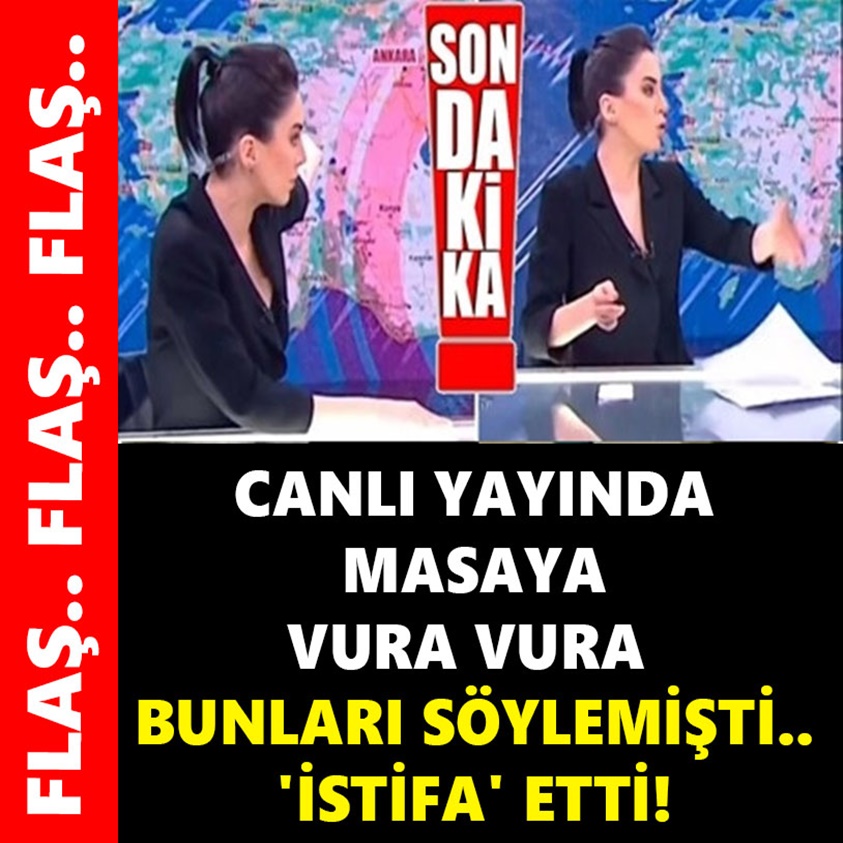 CANLI YAYINDA MASAYA VURA VURA BUNLARI SÖYLEMİŞTİ!