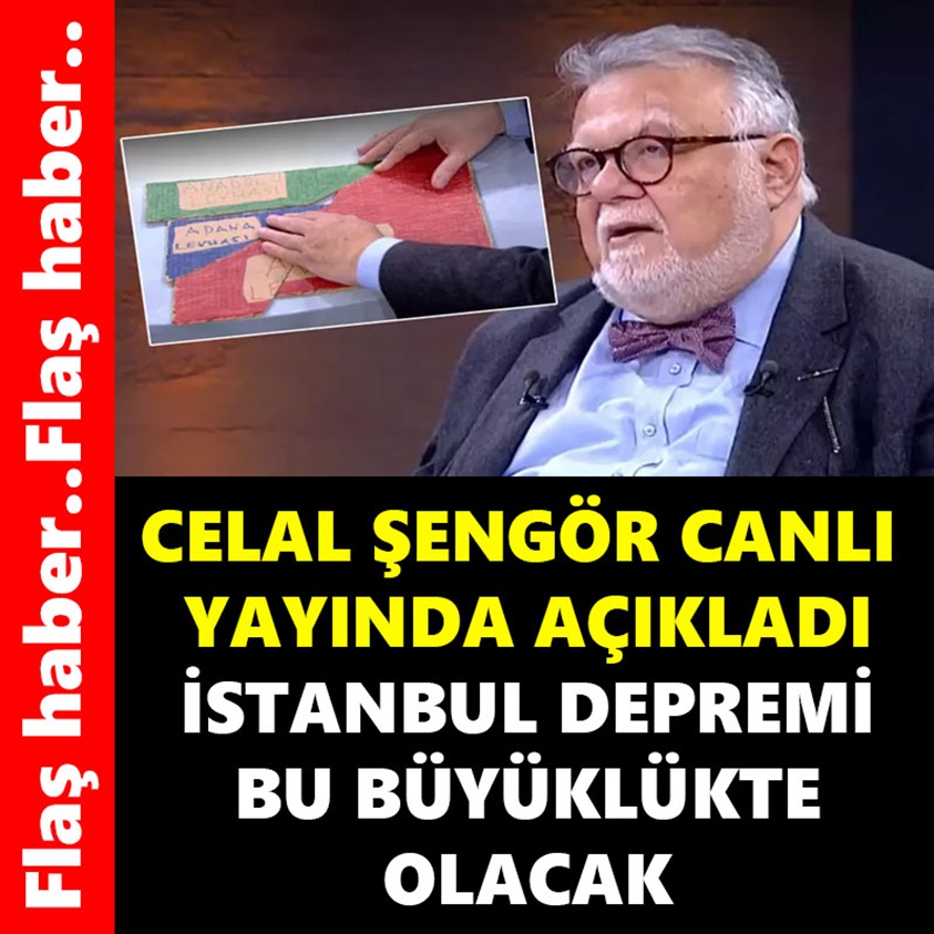 CELAL ŞENGÖR CANLI YAYINDA AÇIKLADI İSTANBUL DEPREMİ BU BÜYÜKLÜKTE OLACAK