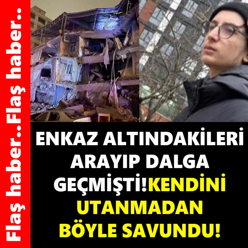 ENKAZ ALTINDAKİLERİ ARAYIP DALGA GEÇMİŞTİ!