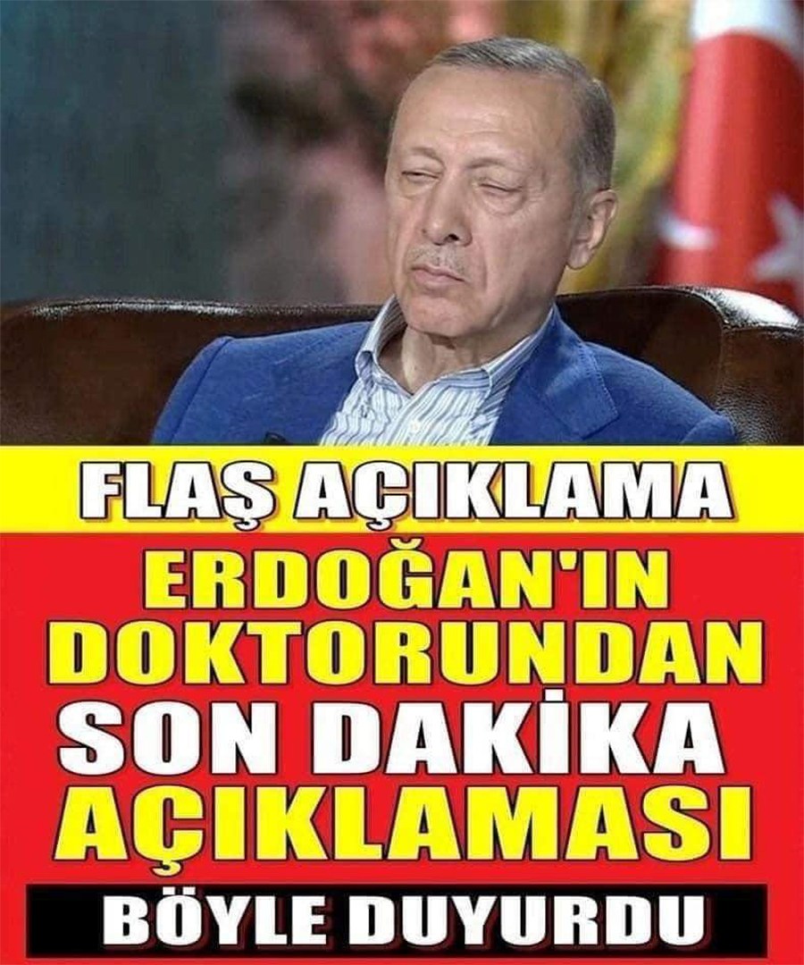 Erdoğan’ın Doktoru Böyle Duyurdu