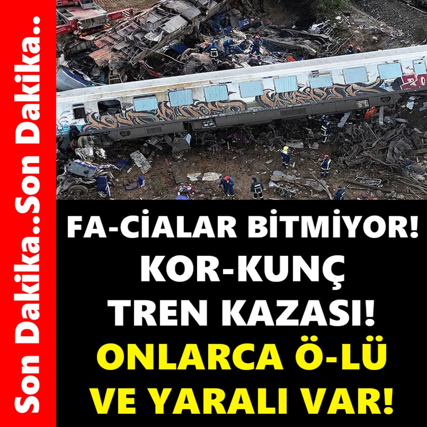 FACİALAR BİTMİYOR KORKUNÇ TREN KAZASI!