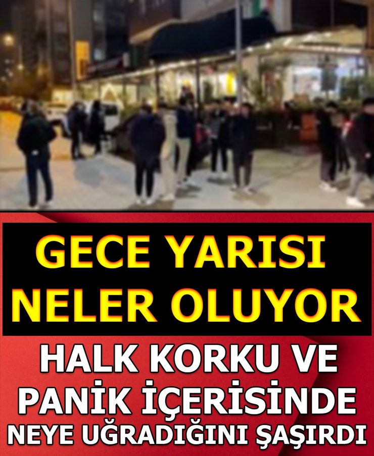 Halk korku ve Panik İçerisinde Neye Uğradığını Şaşırdılar