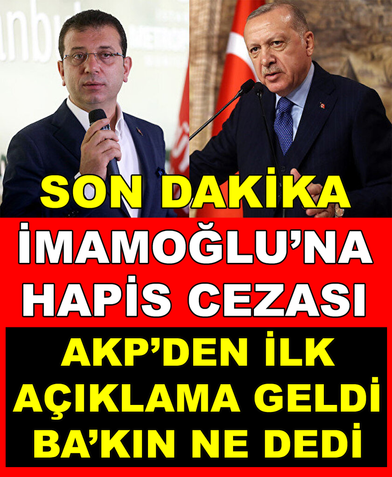 HAPİS CEZASI İÇİN İLK AÇIKLAMA GELDİ