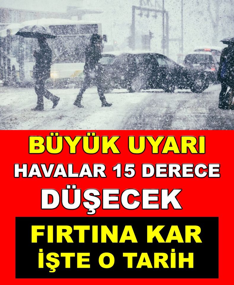 KAR VE FIRTINA GELİYOR