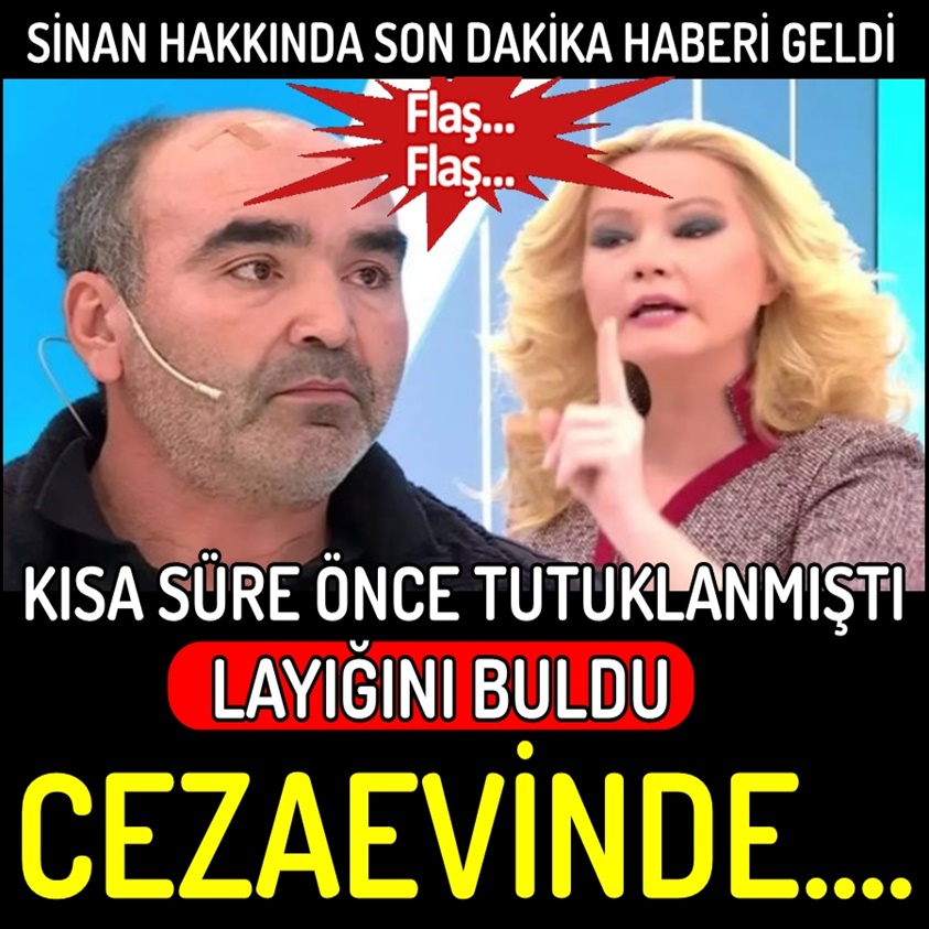 KISA SÜRE ÖNCE TUTUKLANMIŞTI LAYIĞINI BULDU