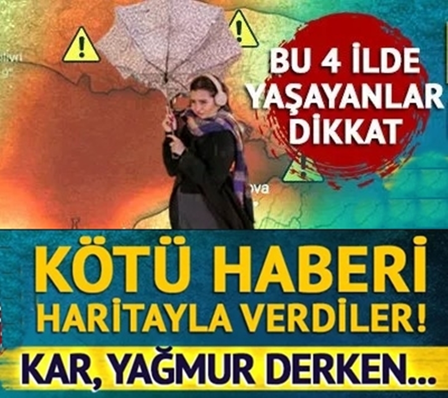 KÖTÜ HABERİ HARİTAYLA DUYURDU