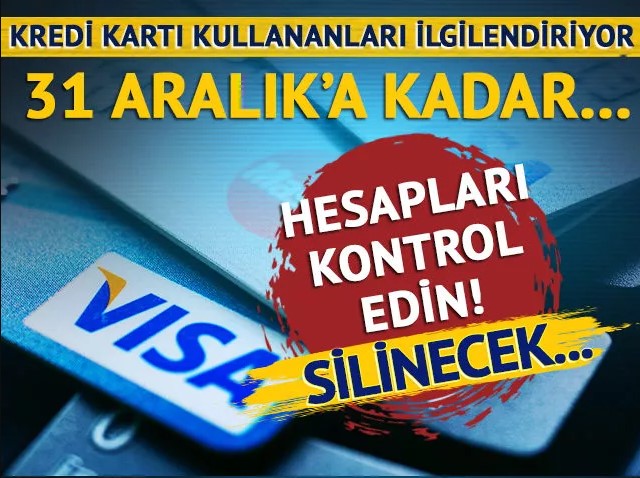 KREDİ KARTI OLANLAR BU HABERİ KAÇIRMAYIN !