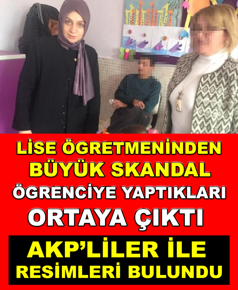 LİSE ÖĞRETMENİNDEN BÜYÜK SKANDAL !