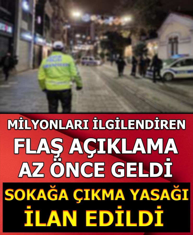 Milyonları İlgilendiren Flaş Açıklama Az Önce Geldi