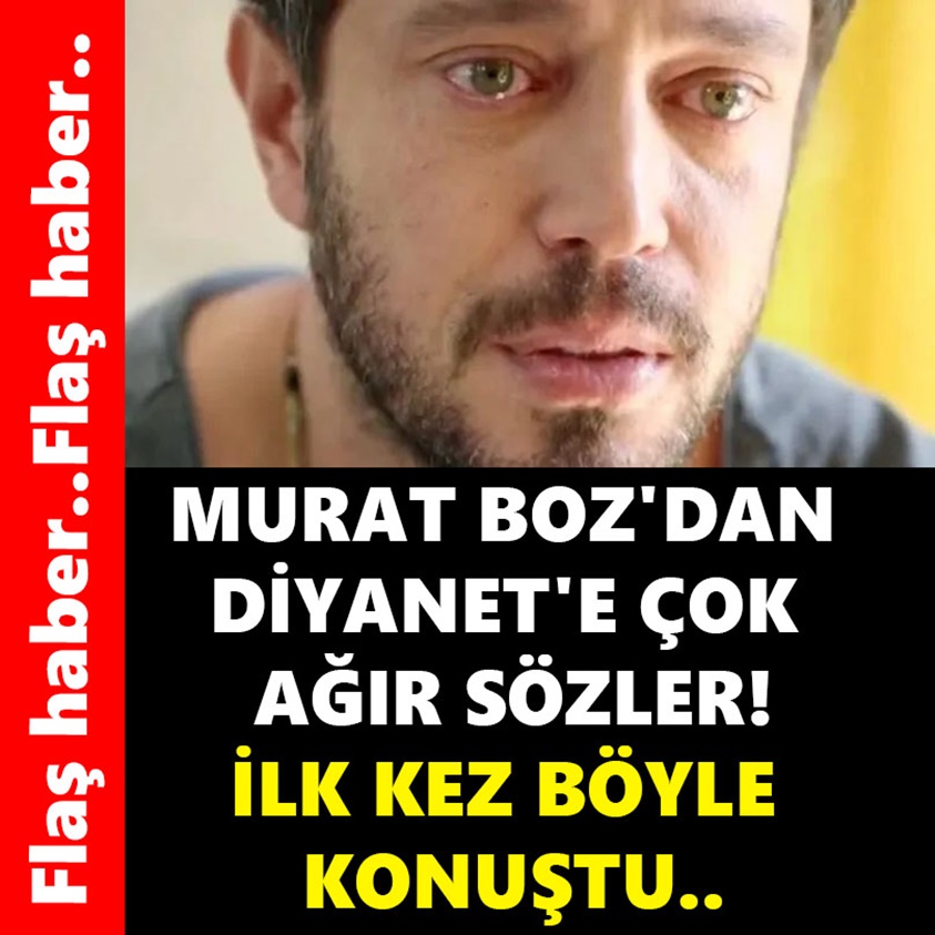 MURAT BOZ'DAN DİYANET'E ÇOK AĞIR SÖZLER