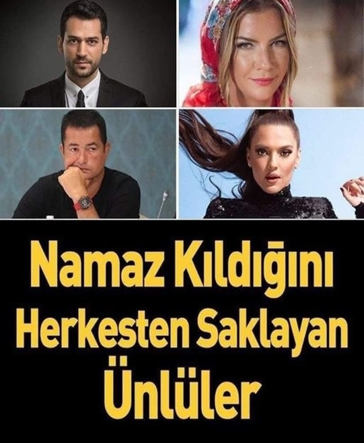 Namaz Kıldığını Herkesten Saklayan Ünlüler