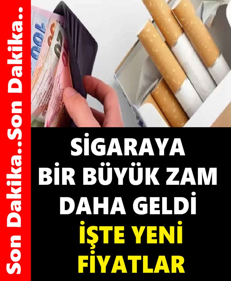 Sigaraya Büyük Bir Zam Daha Geldi İşte Yeni Fiyatlar