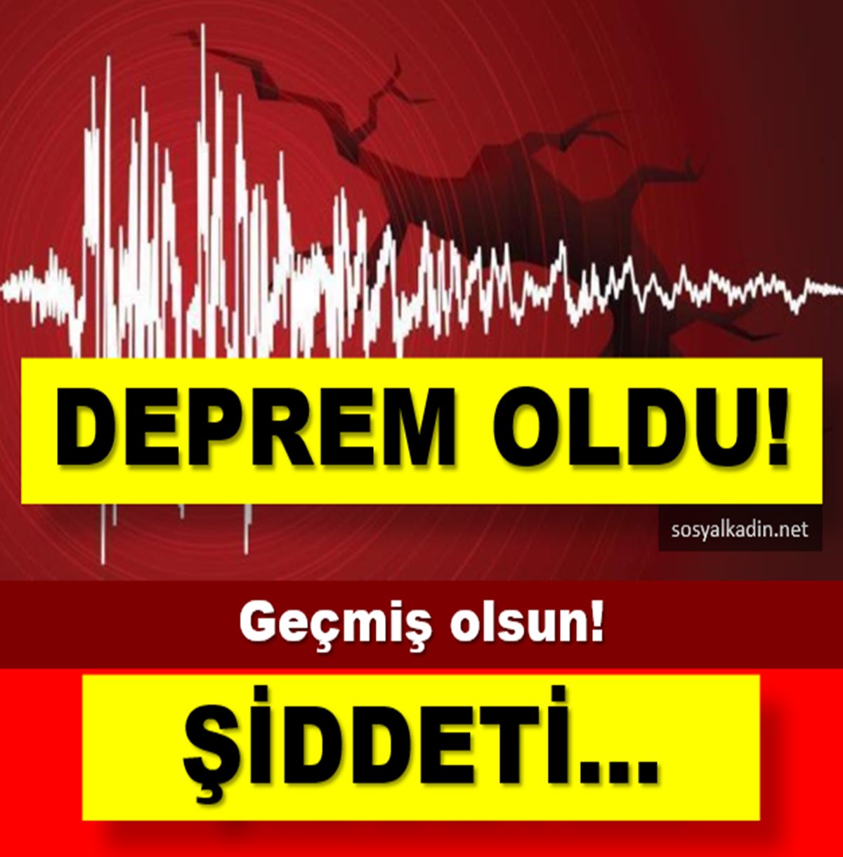 SON DAKİKA.. DEPREM OLDU GEÇMİŞ OLSUN!