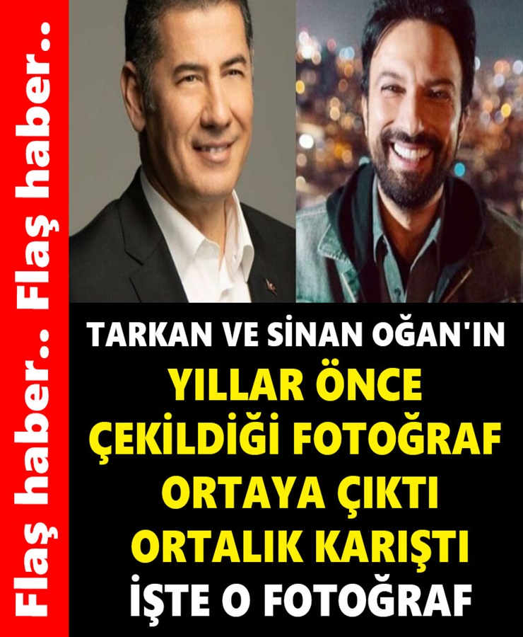 Tarkan Ve Sinan Oğan'ın Yıllar Önce Çekildiği Fotoğraf Ortaya Çıktı