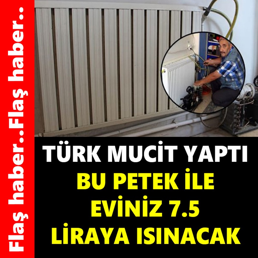 TÜRK MUCİT YAPTI BU PETEK İLE EVİNİZ 7.5 LİRAYA ISINACAK