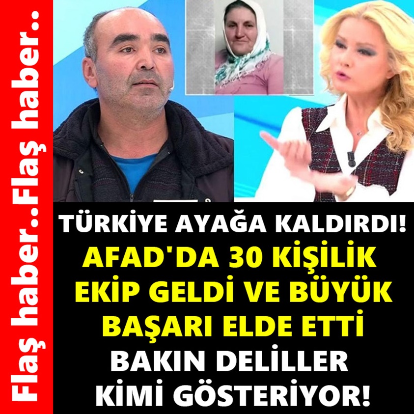 TÜRKİYE AYAĞA KALDIRILDI AFAD'DA 30 KİŞİLİK EKİP GELDİ VE BÜYÜK BAŞARI ELDE ETTİ