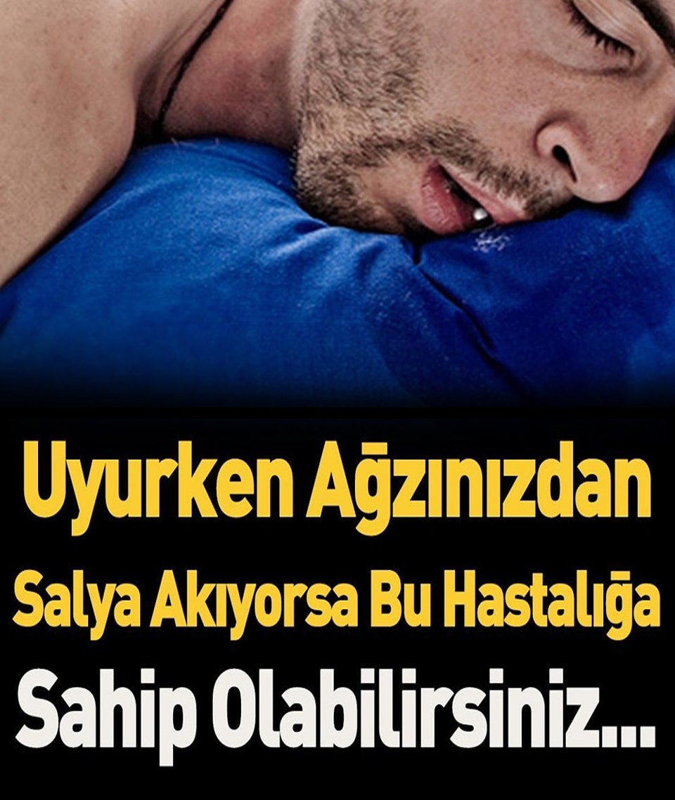 Uyurken ağızdan salya