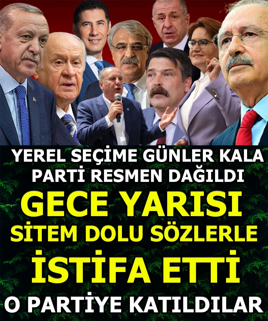 Yerel Seçime Günler Kala Parti Resmen Dağıldı