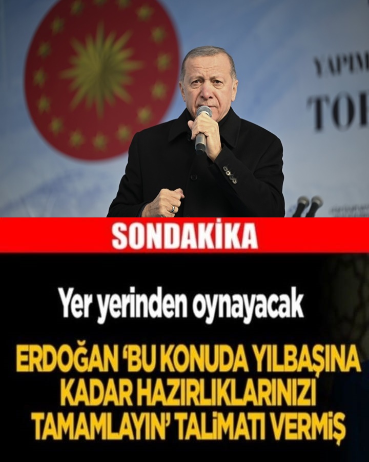 YILBAŞINA KADAR SÜRE VERMİŞTİ ! ŞİMDİ AÇIKLADI