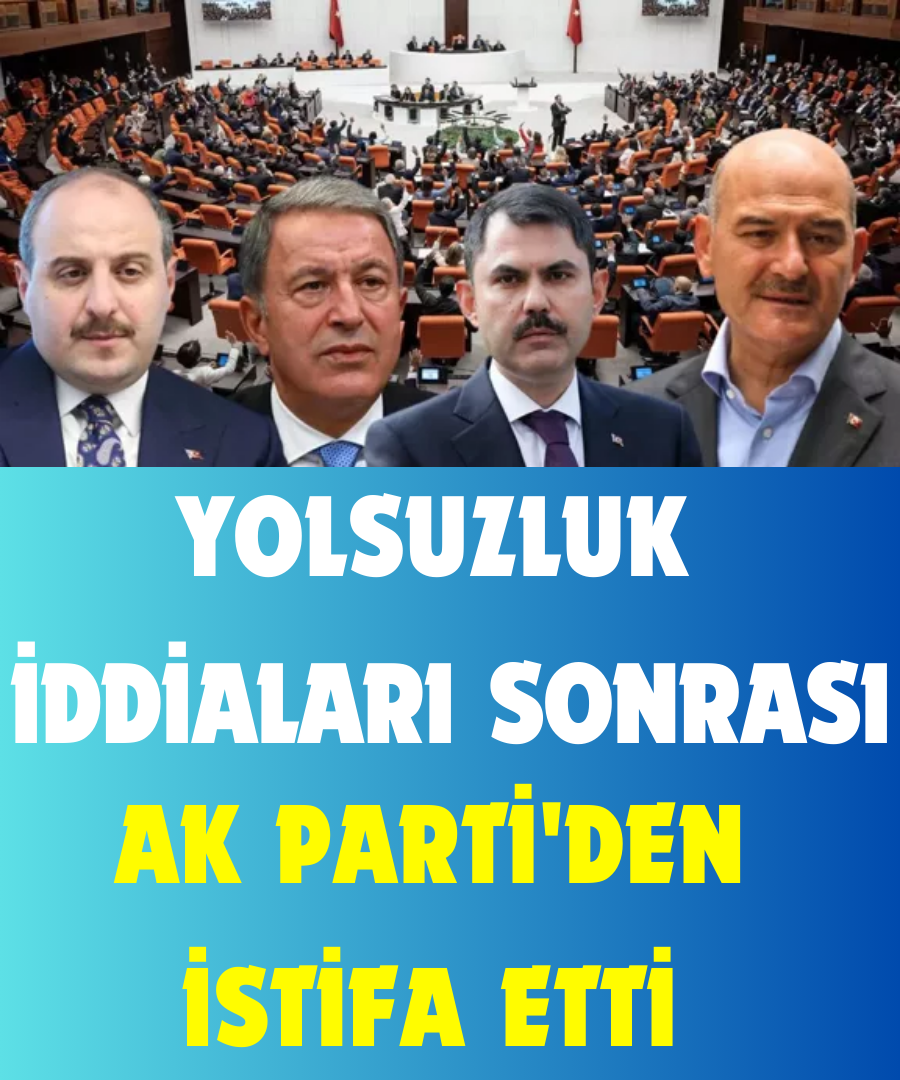 Yolsuzluk İddiaları Sonrası Ak Parti'de İstifa Etti