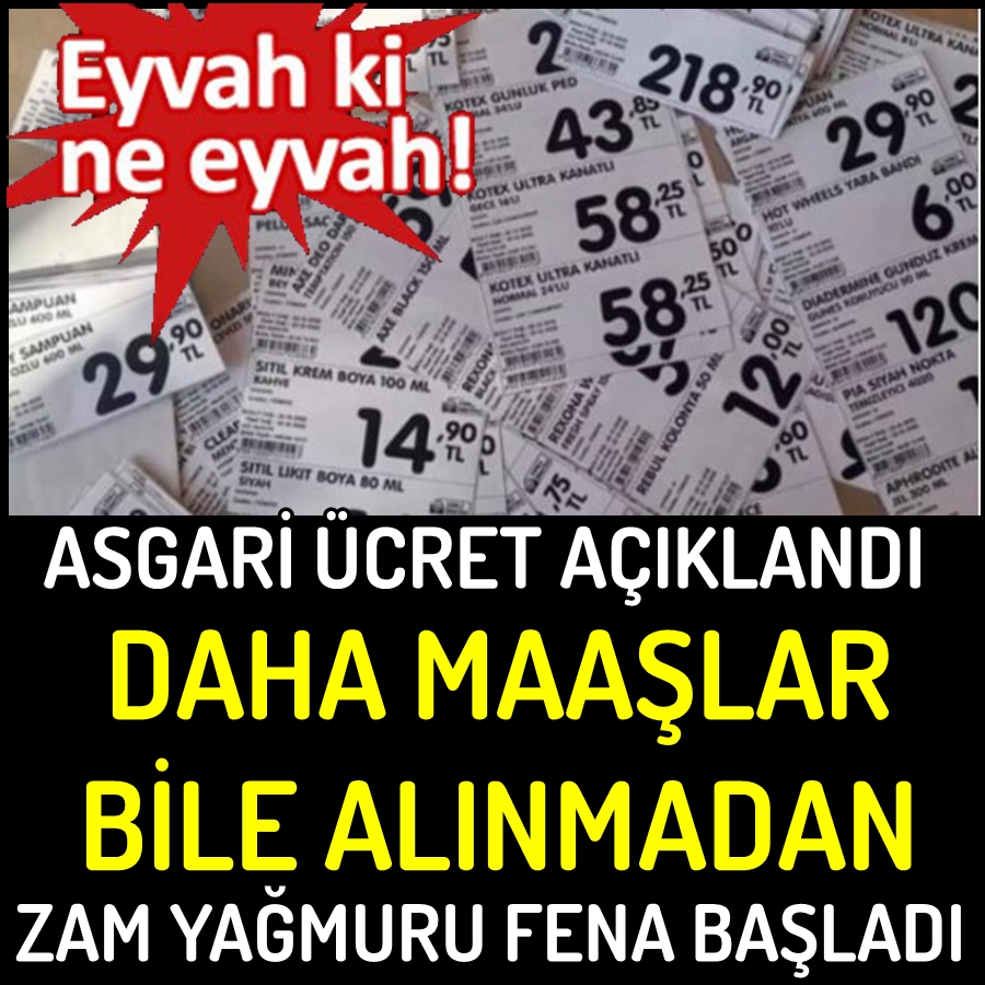 ZAM YAĞMURU BAŞLADI ! İŞTE O MARKETLER